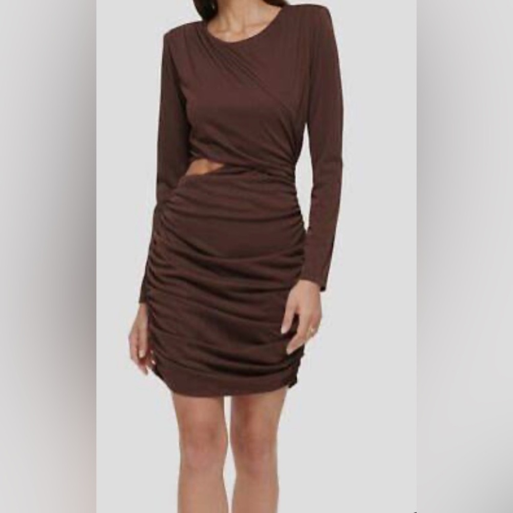 Guess - Brown Long-Sleeve Dress - Great for the Fall